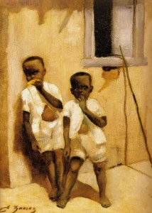 Zamor, enfants, musée afro-brésilien de Sao Paulo