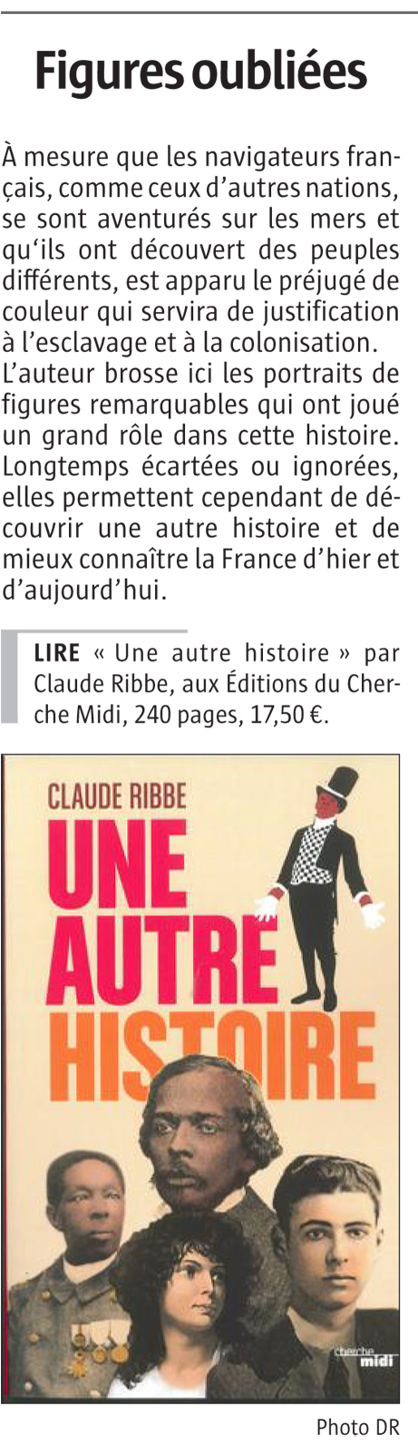 article une autre histoire claude Ribbe in L'Alsace - Une autre histoire